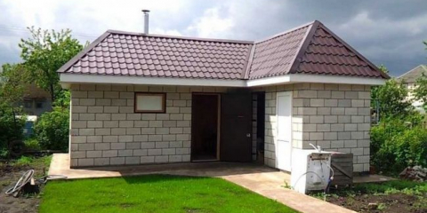 Как да изградите хозблок от блокове от пяна със собствените си ръце